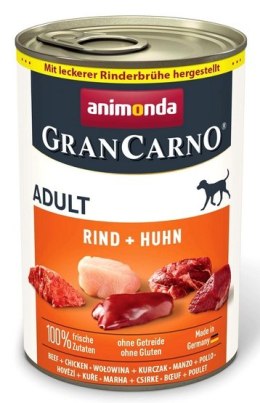 Animonda GranCarno Original Adult Rind Huhn Wołowina + Kurczak puszka 400g