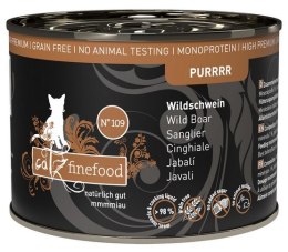 Catz Finefood Purrrr N.109 Dzik puszka 200g