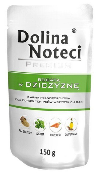 Dolina Noteci Premium Pies Dziczyzna saszetka 150g