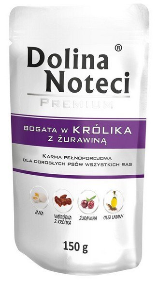 Dolina Noteci Premium Pies Królik i żurawina saszetka 150g