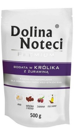 Dolina Noteci Premium Pies Królik i żurawina saszetka 500g