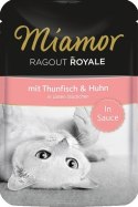 Miamor Ragout Royale z Tuńczykiem i Kurczakiem w sosie saszetka 100g