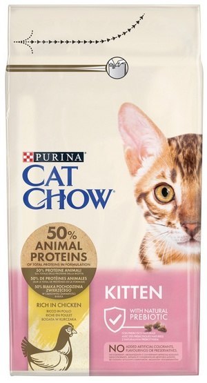 Purina Cat Chow Kitten z Kurczakiem 1,5kg