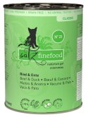 Catz Finefood Classic N.23 Wołowina i Kaczka puszka 400g