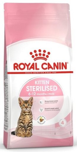 Royal Canin Kitten Sterilised karma sucha dla kociąt od 4 do 12 miesiąca życia, sterylizowanych 400g