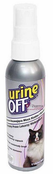 Urine Off Cat & Kitten Formula - do usuwania plam moczu 118ml