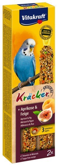 Vitakraft Kracker 2szt Papuga falista Owocowy 60g [10610]