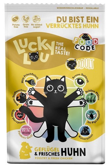 Lucky Lou Food Code Lifestage Adult Geflugel & Huhn 750g