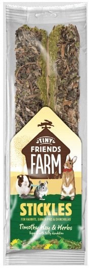 Supreme Petfoods Tiny Friends Farm Stickles Timothy Hay & Herbs 100g