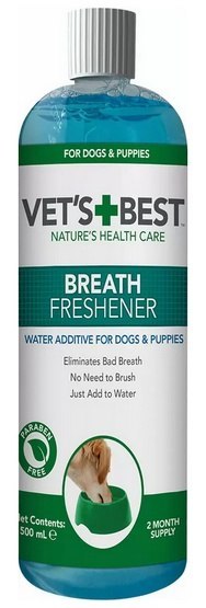 Vet's Best Breath Freshener Płyn do wody - higiena jamy ustnej 500ml