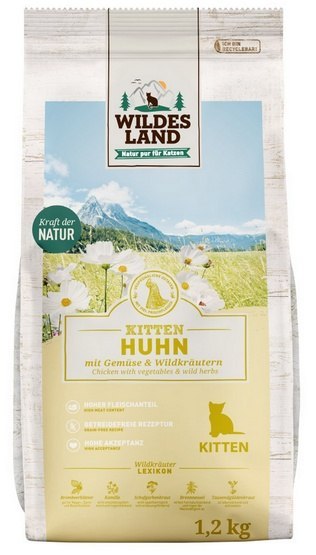 Wildes Land Cat Classic Kitten Huhn 1,2kg