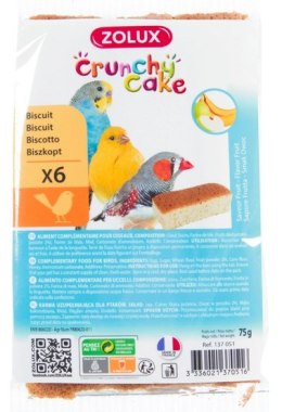 Zolux Crunchy Cake jabłko/banan 6szt