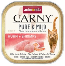 Animonda Carny Pure & Mild Kurczak + Krewetka tacka 100g