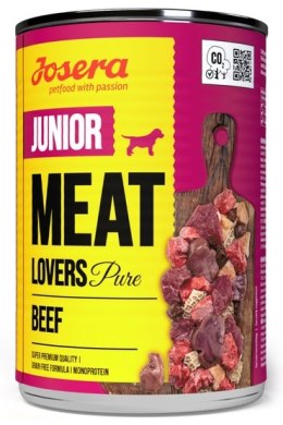 Josera Meat Lovers Pure Junior Wołowina puszka 400g