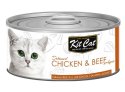 Kit Cat Chicken & Beef puszka 80g