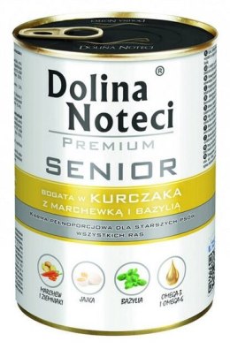 Dolina Noteci Premium Pies Senior Kurczak puszka 400g