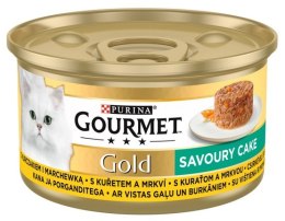 Gourmet Gold Savoury Cake z Kurczakiem i marchewką 85g