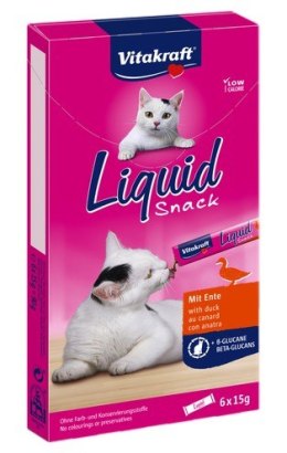 Vitakraft Cat Liquid-Snack z Kaczką 6x15g [23520]