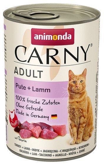 Animonda Carny Adult Indyk + Jagnięcina puszka 400g