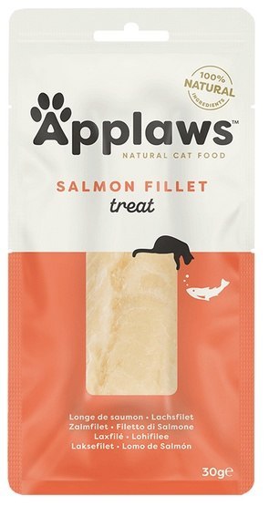 Applaws Natural Cat Loin Suszona polędwica z łososia 30g