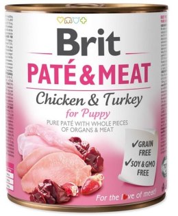 Brit Pate & Meat Dog Puppy puszka 800g