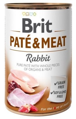 Brit Pate & Meat Dog Rabbit puszka 800g