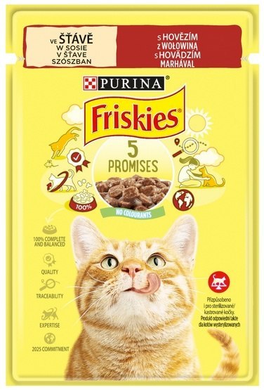 Friskies Wołowina saszetka 85g