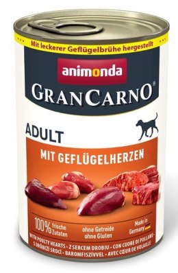 Animonda GranCarno Original Adult Geflugelherzen Drobiowe serca puszka 400g