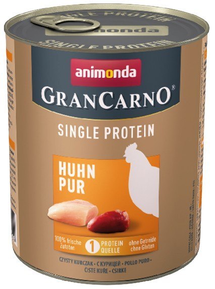 Animonda GranCarno Single Protein Kurczak puszka 800g