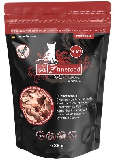 Catz Finefood Purrrrly N.103 Serca kurczaka 35g