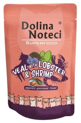 Dolina Noteci Superfood Kot Cielęcina, homar i krewetki saszetka 85g