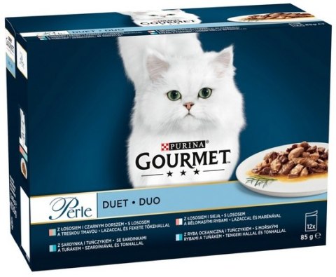 Gourmet Perle Duet Rybny saszetki 12x85g