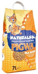 Pigwa drzewna - podściółka dla kotów i gryzoni - żwirek drewniany 7L