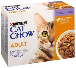 Purina Cat Chow Jagnięcina i zielona fasolka saszetki 10x85g