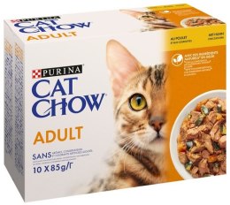 Purina Cat Chow Kurczak i cukinia saszetki 10x85g