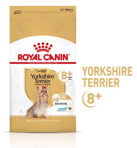 Royal Canin Yorkshire Terrier Adult 8+ karma sucha dla psów starszych rasy yorkshire terrier 1,5kg