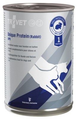 Trovet Unique Protein UPR Królik dla psa i kota puszka 400g