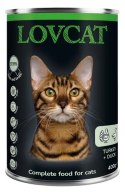 Lovcat Best Turkey & Duck puszka 400g