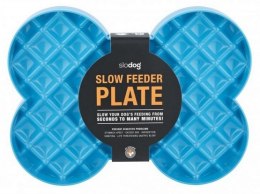 SloDog Slow Feeder Plate Miska spowalniająca duża kość turkusowa