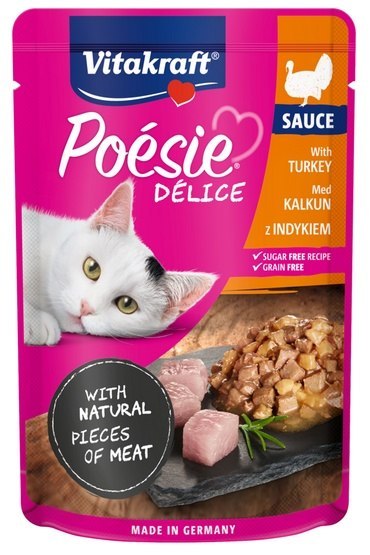 Vitakraft Poesie Deli Sauce indyk saszetka 85g