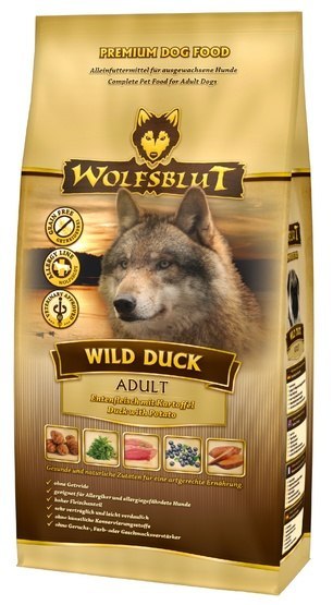 Wolfsblut Dog Wild Duck kaczka i ziemniaki 12,5kg