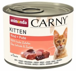 Animonda Carny Kitten Wołowina + Indyk puszka 200g