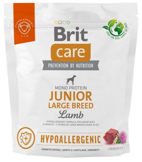 Brit Care Hypoallergenic Junior Large Lamb 1kg