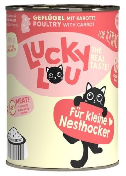 Lucky Lou Lifestage Kitten Drób puszka 400g