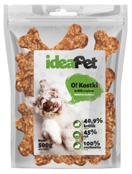 IdeaPet Kostki królik z ryżem 9cm 500g