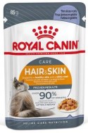 Royal Canin Hair & Skin Care karma mokra w galaretce dla kotów dorosłych, lśniąca sierść i zdrowa skóra saszetka 85g