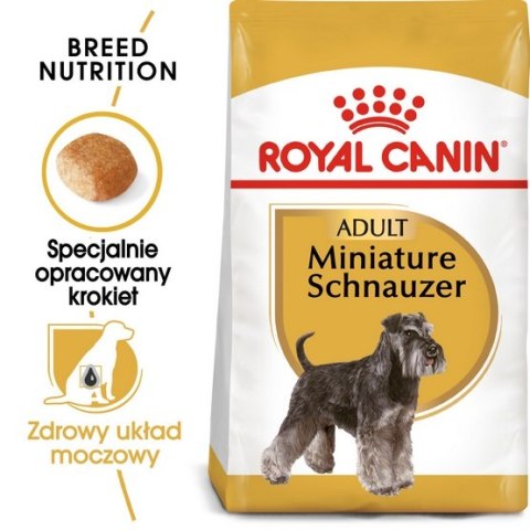 Royal Canin Miniature Schnauzer Adult karma sucha dla psów dorosłych rasy schnauzer miniaturowy 3kg