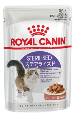 Royal Canin Sterilised w sosie karma mokra dla kotów dorosłych, sterylizowanych saszetka 85g