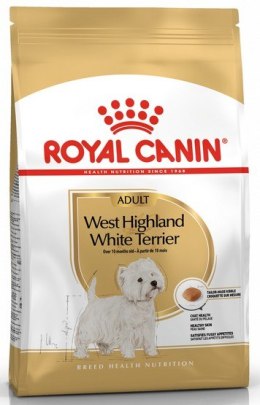 Royal Canin West Highland White Terrier Adult karma sucha dla psów dorosłych rasy west highland white terrier 3kg